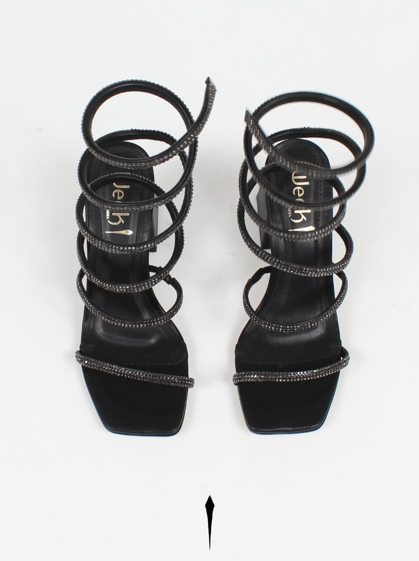 Salto Bloco Sandalias Femininas Para Festa Sandália Feminina Meia