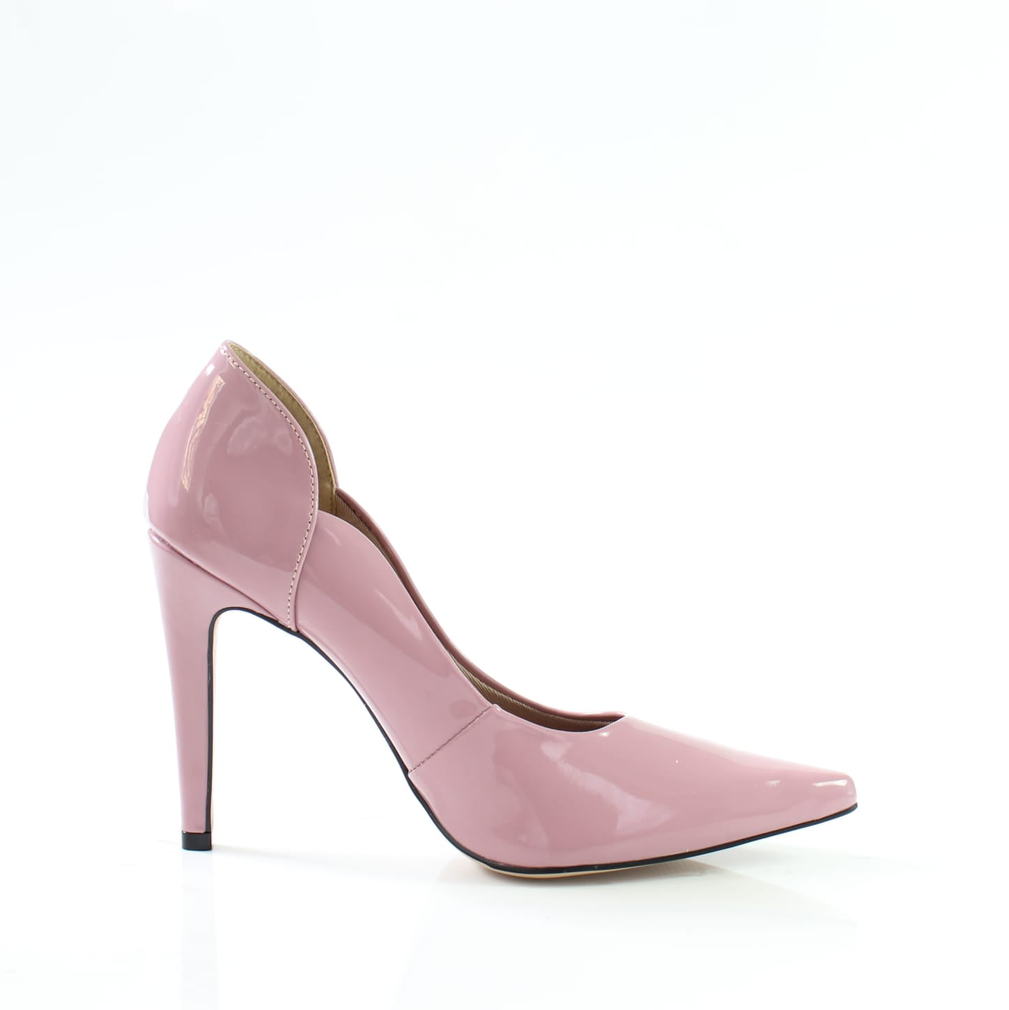 Scarpin Salto Alto Week Shoes Verniz Soft Rosé Os Scarpins mais