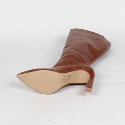 Bota Cano Alto Week Shoes Bico Fino Caramelo (FORMA PEQUENA)